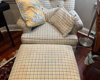 Chair and Ottoman 