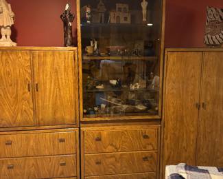 Vintage Wall Unit including Bar Cabinet  - Drexel 