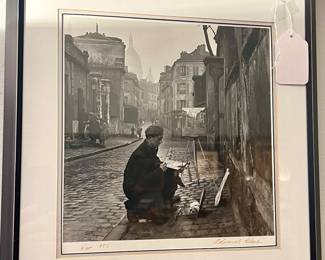 SIGNED PARIS PRINT