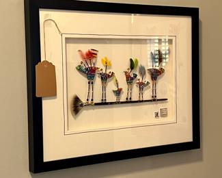 FRAMED ART BIRD