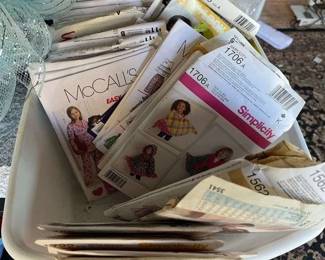 Bin Lot of Misc. Patterns