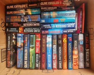 LOTS of Books by Popular Authors (Cussler, Baldacci, Patterson, Steel and Others)