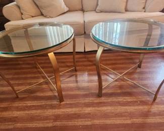 Pair of 26" Round End Tables