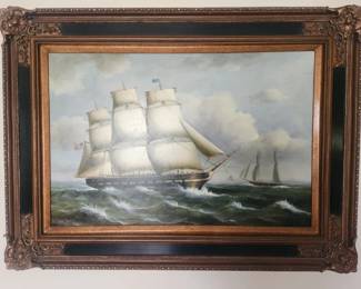 Oil Painting by French Artist Jean Laurent