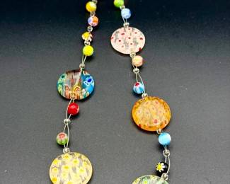 millefiori necklace

