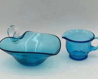 Vintage Crackle Glass 