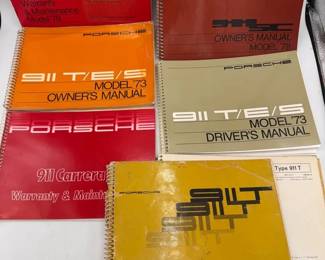 Porsche 911 Owner Manuals -1980s
