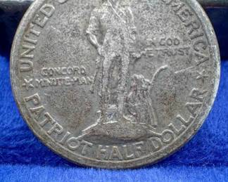 1925 Lexington–Concord Sesquicentennial Half Dollar – 90% Silver
