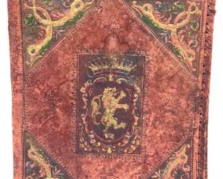 Vintage Leather Book Cover
