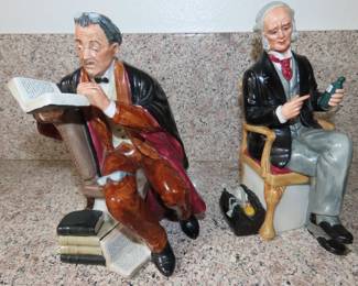 Royal Doulton "The Professor" and "The Doctor".