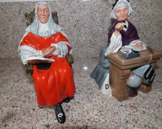 Royal Doulton "The Judge" and "Schoolmarm"