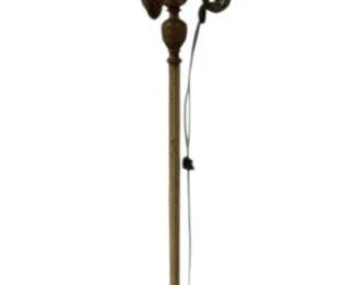 Marble Base Brass Floor Lamp 