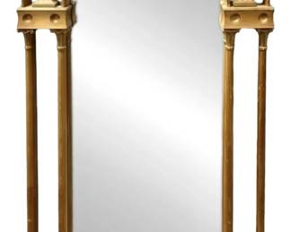 Gold Toned Greek Styled Arched Mirror