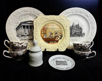 Royal Mail Iron Stone Tea Cups, Homer Laughlin Plates, More