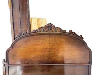 Antique FullSize Wooden Headboard, Footboard,  Bed Frame