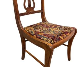 Duncan Phyfe Style Lyre Back Chair