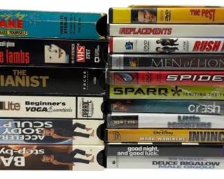 VHS and DVD Movies