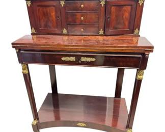 Leather Top Secretary Desk