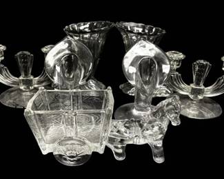 Glass Vases, Candle Stick Holders, More