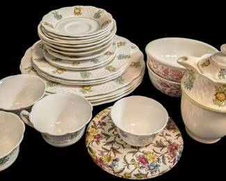 Royal Cauldron Bristol Ironstone June Garden More China