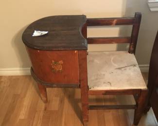Antique Phone stool