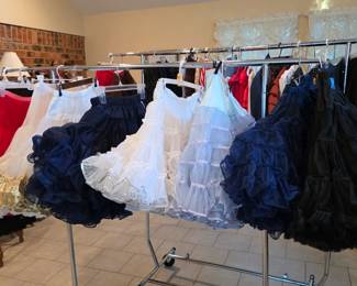square dancing petticoats, skirts, blouses, shoes