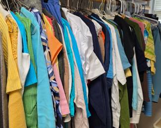 lots of clothing in this sale. 1980 through 1990s