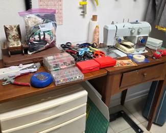 sewing machine and sewing supply