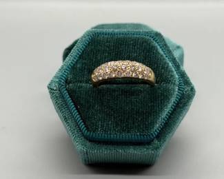 18K Gold Ring With Gemstones