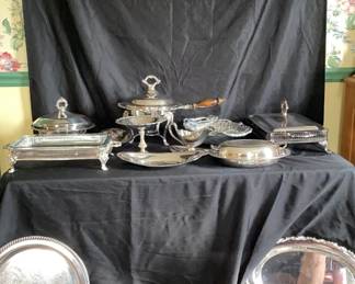Silverplated Serving Lot Oneida Reed Barton