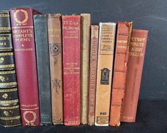 10 Various Hardback Books Titles In Description