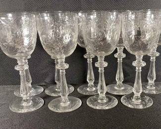 Roc Sharpe Crystal Water Goblets