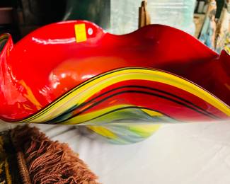 Very large Art Glass Bowl!