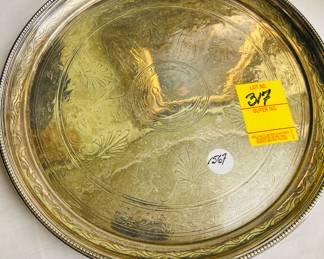 British Silver Salver