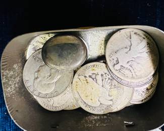 Silver coins in this sale