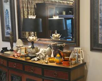 Thomasville sideboard custom painted