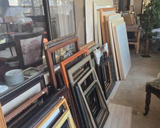 Picture frames, all sizes.  New and used