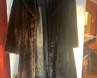Mink coat.