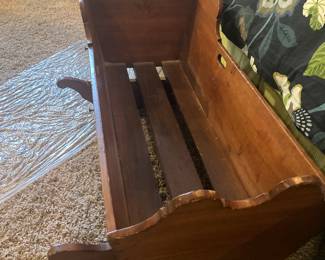 Antique cradle.