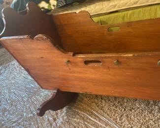 Antique cradle.