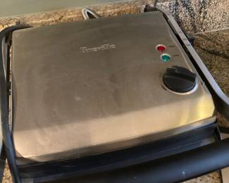 Breville panini grill.