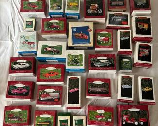 Hallmark Keepsake Ornaments Lot 5 Cars, Trucks, Vehicles