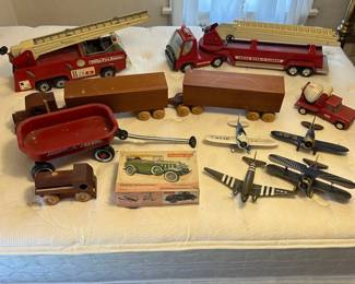 Nylint, Tonka, Liberty Planes And More Trucks Vehicle Lot