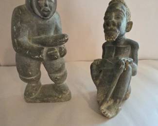 Shona Stone Inuit Soapstone Figures