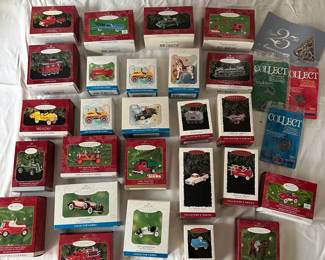Hallmark Keepsake Ornaments Lot 8 Cars, Trucks, Vechicles