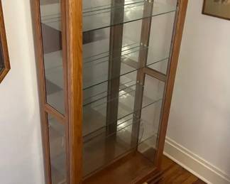 Curio Cabinet With Glass Shelves