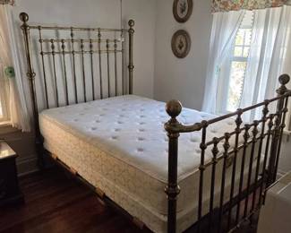 Brass Headboard And Footboard