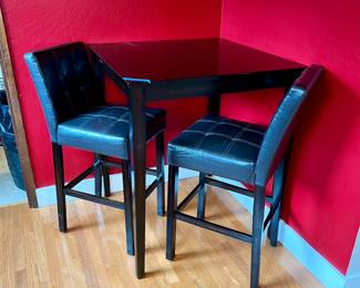 bistro high top Table and 2 chairs