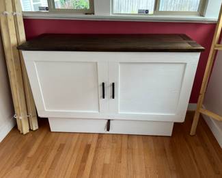 NEW Queen Murphy Bed cabinet with drawer for linens