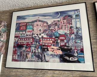 Framed Print "Piccadilly Circus" by Linnea Pergola